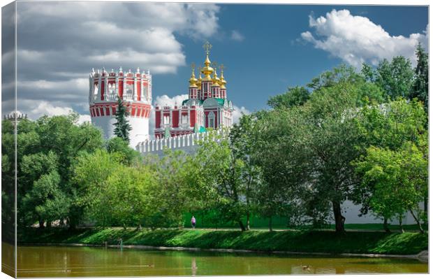 Novodevichy convent. Canvas Print by Valerii Soloviov