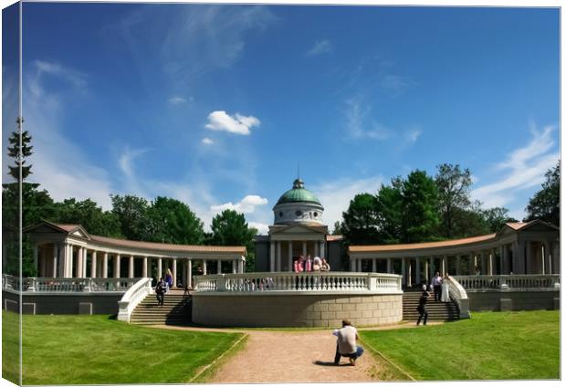 The Museum-estate Arkhangelskoe. Canvas Print by Valerii Soloviov