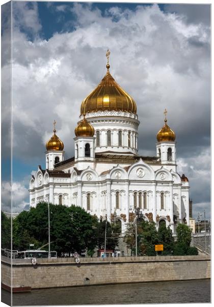The Cathedral Of Christ The Savior. Canvas Print by Valerii Soloviov