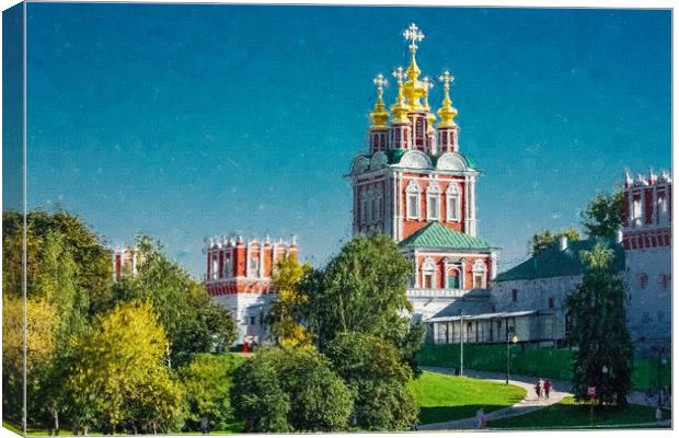 The monastery. Canvas Print by Valerii Soloviov