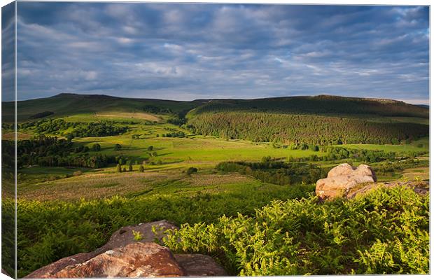 A Dusky Yorkshire Dales Moor Canvas Print by Jim Round