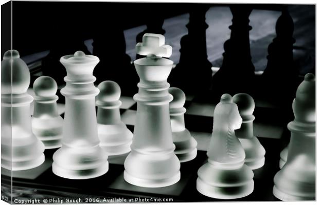 Chess Mystery Canvas Print by Philip Gough