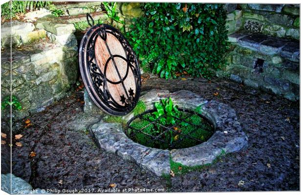 The Chalice Well Canvas Print by Philip Gough
