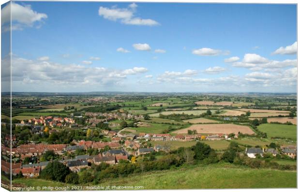 Ham Hill in Somerset Canvas Print by Philip Gough