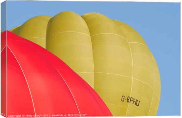 Balloons in the sky Canvas Print by Philip Gough