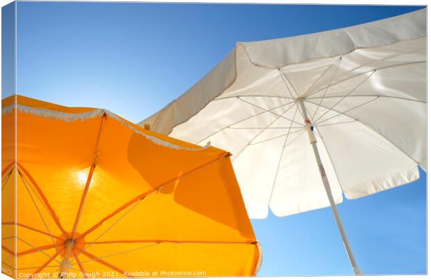 Abstract summer brolly Canvas Print by Philip Gough