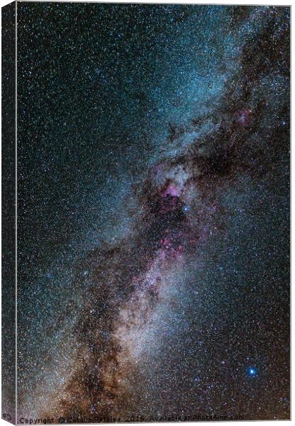 Milky Way galaxy Canvas Print by Ragnar Lothbrok