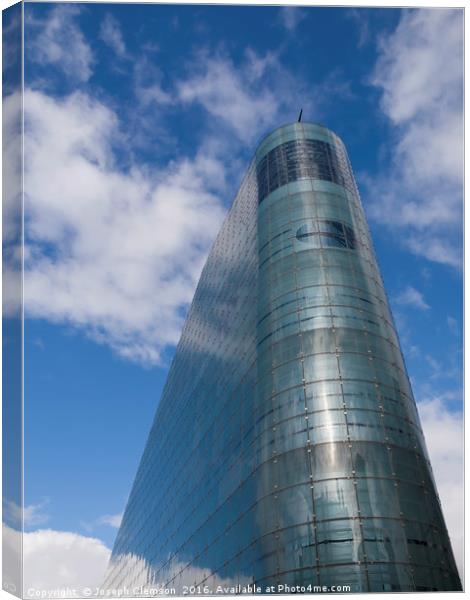 The Urbis Building Manchester Canvas Print by Joseph Clemson