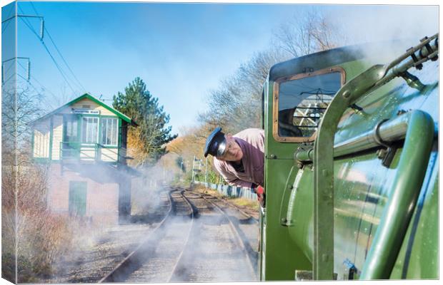 Full Steam Ahead Canvas Print by George Cairns