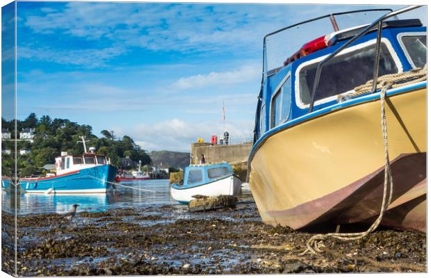 Tide Out in Oban Canvas Print by George Cairns