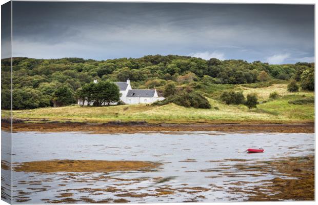 Scottish Cottage Canvas Print by George Cairns