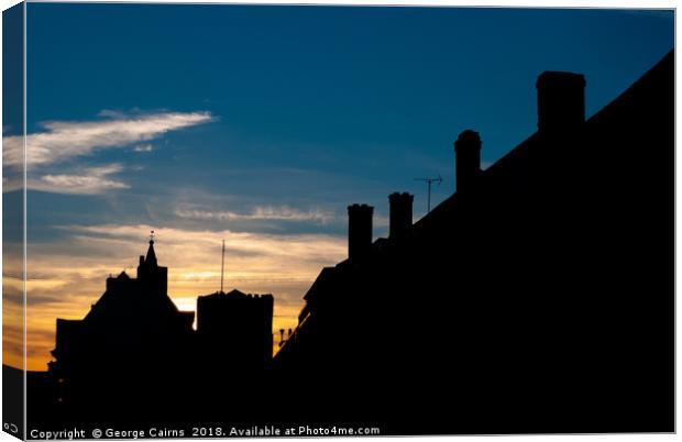 St Albans Skyline Canvas Print by George Cairns