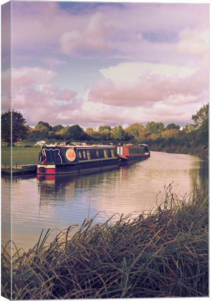 Travel by barge Canvas Print by George Cairns