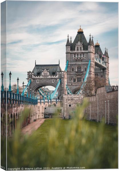 Tower Bridge  Canvas Print by Wayne Lytton