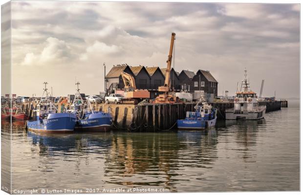 Water at Whitstable (colour) Canvas Print by Wayne Lytton