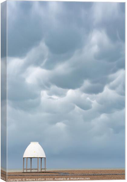 Cumulonimbus cloud Folkestone Canvas Print by Wayne Lytton