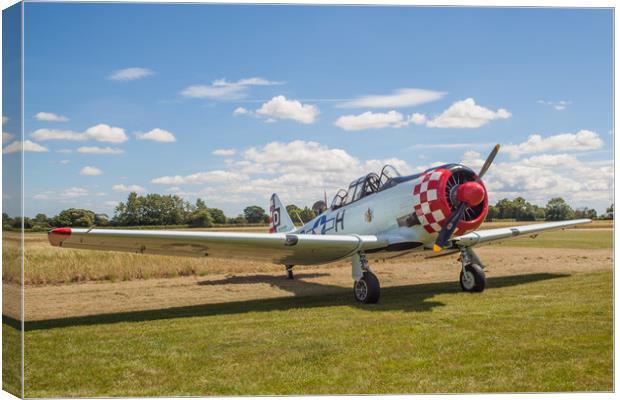 at-6D Harvard III (T6 Texan)  Canvas Print by Kevin Snelling