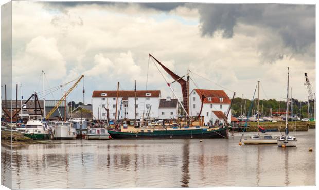 Serenity by the Deben Canvas Print by Kevin Snelling