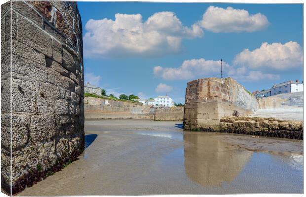 charlestown harbour cornwall Canvas Print by Kevin Snelling