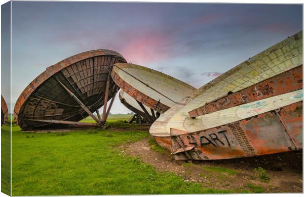 Iconic Cold War Relics Canvas Print by Kevin Snelling