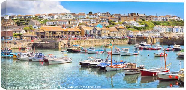 Porthleven summer Canvas Print by Chris Harris