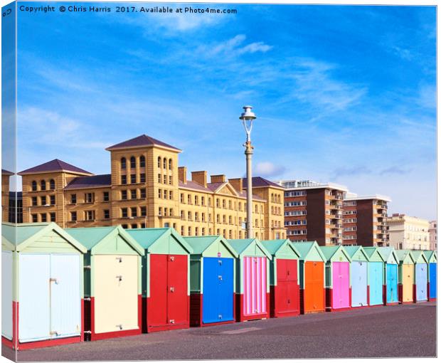 Hove seafront - Brighton & Hove Canvas Print by Chris Harris
