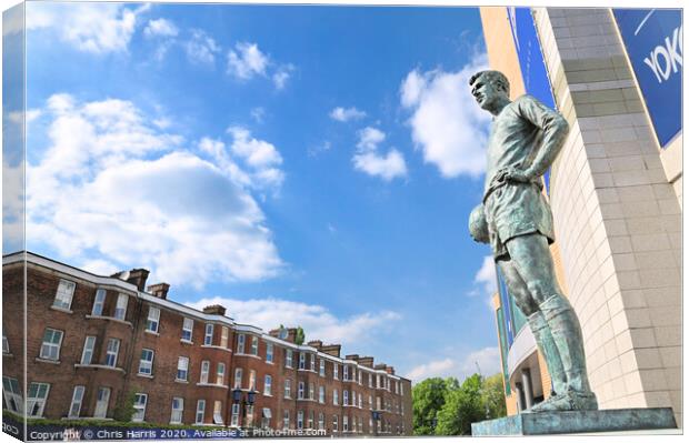 Peter Osgood at Chelsea FC Canvas Print by Chris Harris