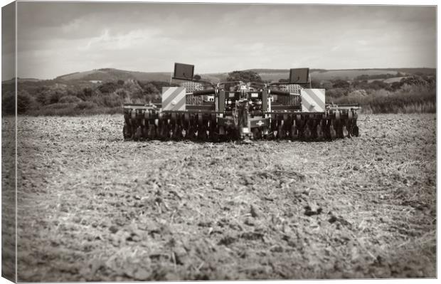 Combine Harvester Canvas Print by bliss nayler