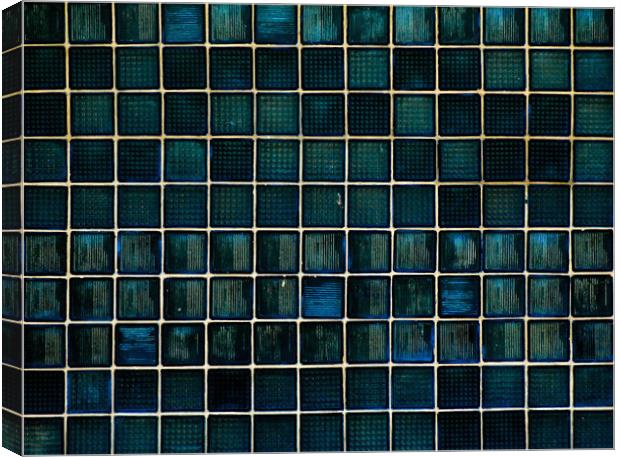 Blue glass wall Canvas Print by Vadim Fomin