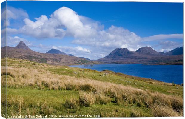 Stac Pollaidh view Canvas Print by Tom Dolezal