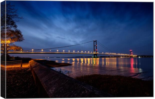 Humber Bridge Canvas Print by Jeanette Teare