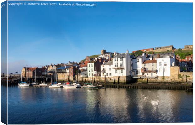 Whitby Canvas Print by Jeanette Teare