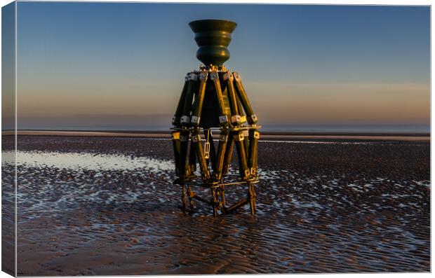 Mablethorpe Tide bell Canvas Print by GILL KENNETT