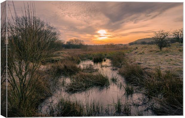 Rimac Sunrise Canvas Print by GILL KENNETT