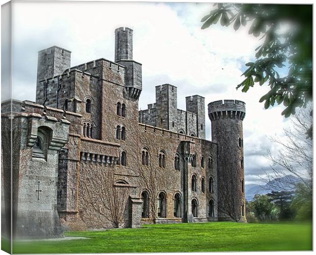 Penrhyn Castle, Anglesey. Canvas Print by Brian Spooner