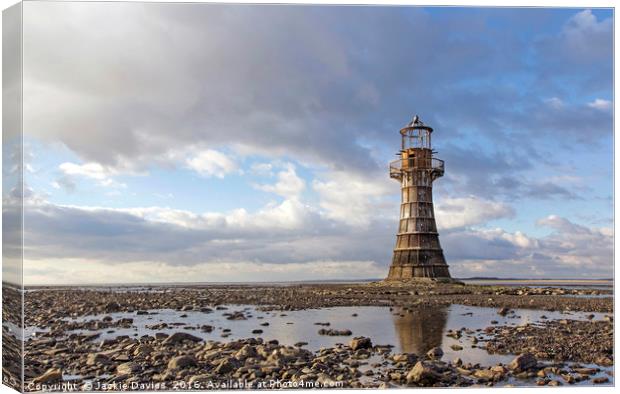 Abandoned Lighthouse  Canvas Print by Jackie Davies