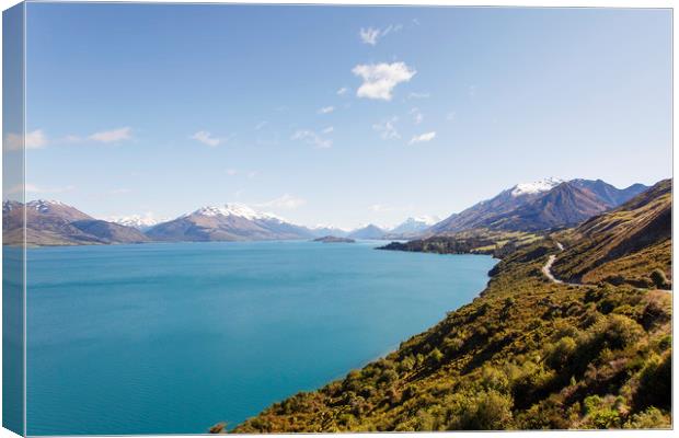 Lake Wakatipu  Canvas Print by Jackie Davies