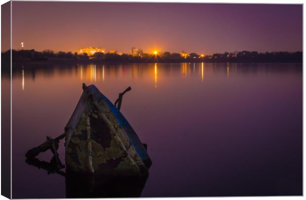 Submerged Canvas Print by Indranil Bhattacharjee