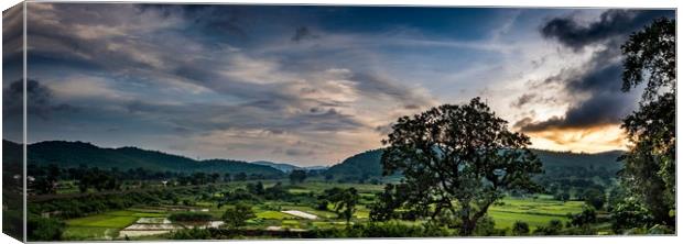 The Joda Valley Canvas Print by Indranil Bhattacharjee