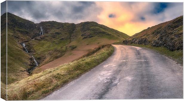 Road to Buttermere Canvas Print by John Barlow