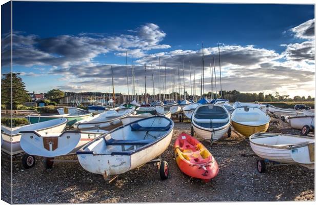 Sunset Harbour Canvas Print by Ashley Taylor