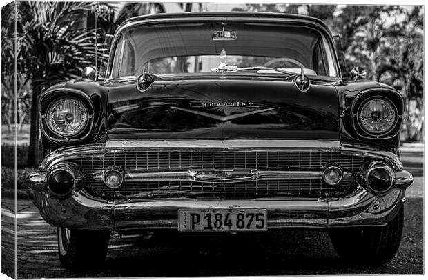Vintage Chevrolet in Havana, Cuba Canvas Print by Dirk Seyfried