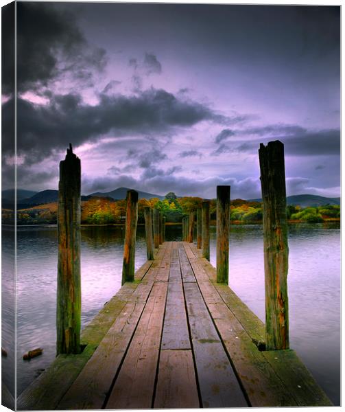 Derwentwater, Lake District, Cumbria, England Canvas Print by David Bigwood