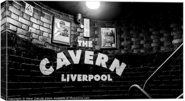 The Cavern Canvas Print by Peter Zabulis