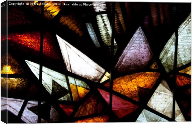 Stained Glass #1 Canvas Print by Peter Zabulis
