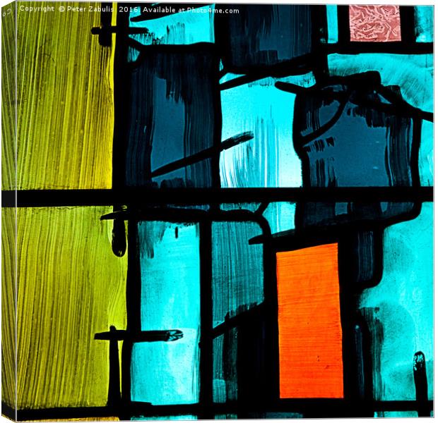 Stained Glass #2 Canvas Print by Peter Zabulis