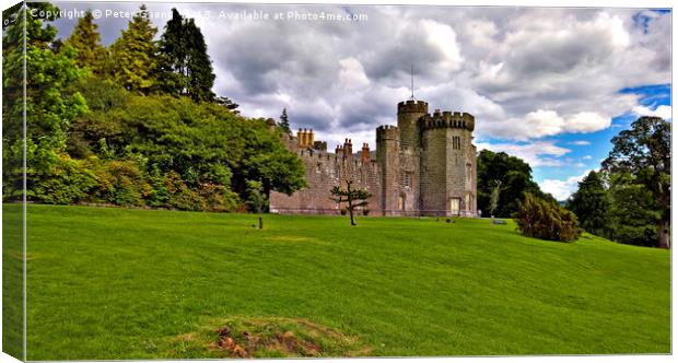 Balloch Castle Country Park Canvas Print by Peter Gaeng