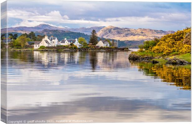 Plockton, Scotland.  Canvas Print by geoff shoults