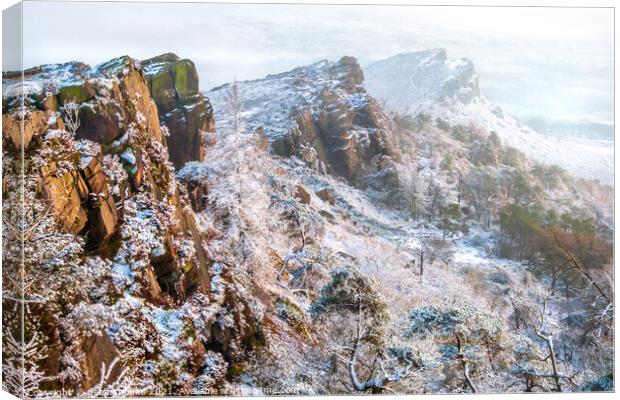 The Roaches Canvas Print by geoff shoults