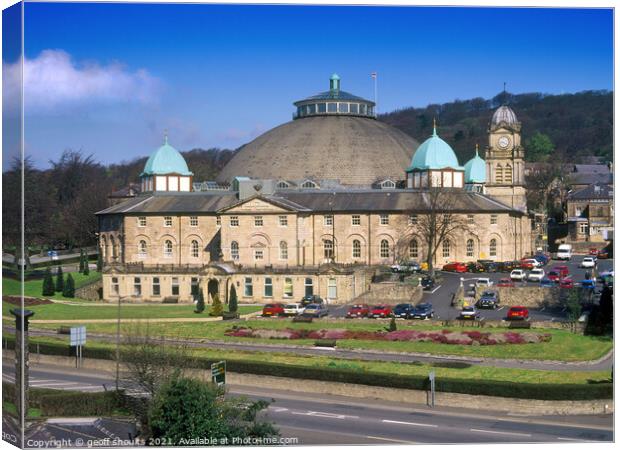 Devonshire Dome, Buxton Canvas Print by geoff shoults